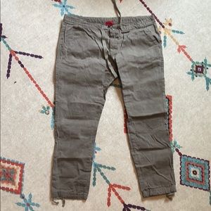 Killion jean style waxed canvas drawstring pants